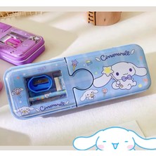 Sanrio Cinnamoroll Çarpım Tablolu Kırtasiye Set Kalemlik Kalem Kutusu Doğum Günü Hediye