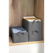 4 Adet Impertex Dolap Içi Düzenleyici Raf Düzenleyici Saklama Kıyafet Organizeri 45X25X20