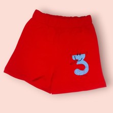 Bb Kids Kırmızı Şortlu Erkek Bebek Takım