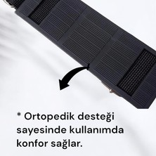 Canaris Çanta Omuz Askısı Ortopedik Destekli Beyaz Metalik Kanca
