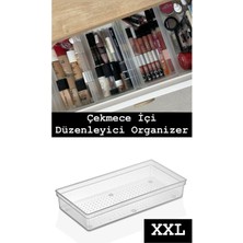 Xl Modüler Çekmece Içi Düzenleyici - Banyo Makyaj Takı Organizer Ofis Düzenleyici 30,5 x 15 cm