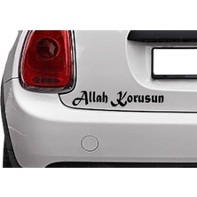 MUGSHOP.Allah Korusun Araba Motor Laptop Kask Traktör Oto Stickeri. ARABA STİCKERİ.