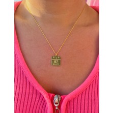 925 Ayar Gümüş Calender Kolye