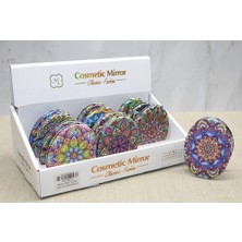 Taşlı El Aynası Oval Ince Model 3