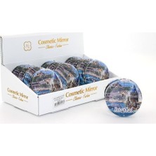 Taşlı Istanbul Tasarımı El Aynası Kalın Model 14