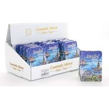 Taşlı Istanbul Tasarımı El Aynası Ince Model 25