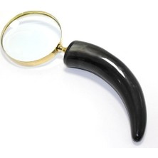 Pirinç Boynuz Saplı Büyüteç Model 3