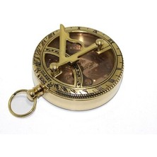 Pirinç Güneş Saati ve Pusula Modeli