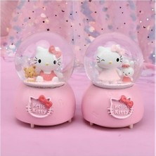Hello Kitty Işıklı Müzikli Kar Küresi Orta Boy Model 4