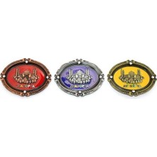 Istanbul Temalı Metal Magnet Ayasofya Kabartmalı