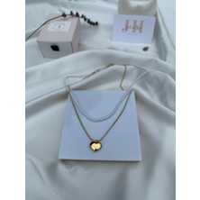 Jewels Of Hope Kalp Detaylı İnci Kolye