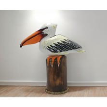Ahşap Pelikan 45 cm