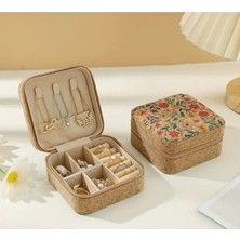 Teknotrust Vintage Çiçekli Mücevher Takı Kutusu