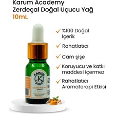 Karum Academy  Doğal Cam Damlalıklı Zerdeçal Uçucu Yağ 10ml