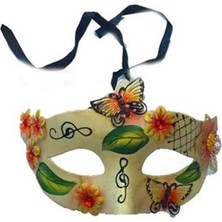 Kırmızı Kelebek Parti Maskesi