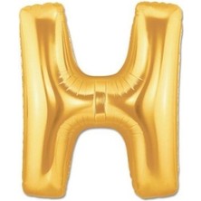 Altın Sarısı Folyo Harf Balon 1 Metre