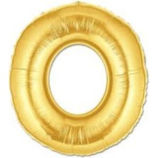 Altın Sarısı Folyo Harf Balon 1 Metre
