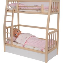 Toysilla Ahşap Oyuncak Ranza, oyuncak yatak, oyuncak