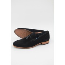 Luciano Bellini J101 Erkek Klasik Ayakkabı - Siyah Süet