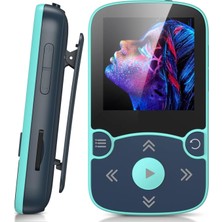 32GB Bluetooth 5.3 Mp3 Çalar Klipsli, Renkli Ekranlı, Fm Radyo ve Pedometreli