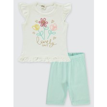 Civil Baby  Kız Bebek Takım 6-18 Ay Ekru