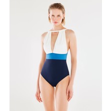 Dekolteli Halter Yaka Mayo