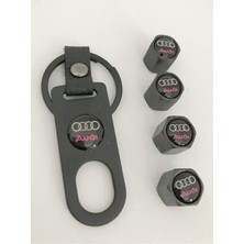 Audi Uyumlu Sibop Kapağı ve Anahtarlık Seti