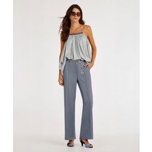 Yargıcı Kemer Detaylı Pantolon