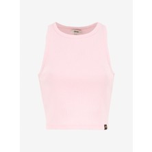 Pembe Kadın Bisiklet Yaka Basic Fit Atlet C4SL-TST4044