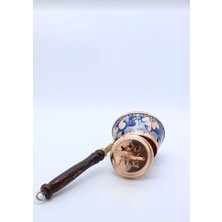 Erzincan El Işleme Bakır Buhurdanlık Tütsülük Mavi