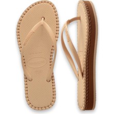 Havaianas 4149928 Slim Flatform Loop Parmak Arası Bej Kadın Terlik