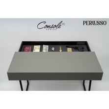 PERLUSSO-CONSOLE90-ANTRASIT-ANTRASIT-LAKE Gizli Bölmeli Dresuar