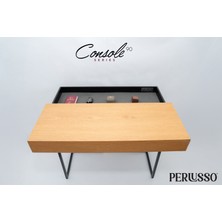 PERLUSSO-CONSOLE90-AHŞAP-AHŞAP Kaplama Gizli Bölmeli Dresuar