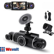 MB-5900 Yeni Premium 4 Kameralı  Full Hd 1080 P Geniş Açı Araç Kayıt Kamerası