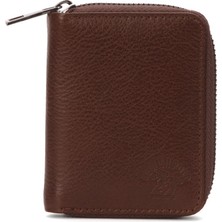 Erkek  Deri Cüzdan ve Kartlık – NEWPOLO251- Kahverengi