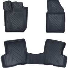 Dacia Duster 2023 ve Sonrası Premium Havuzlu 5d Oto Paspas | 4x2 Takımı Tam Uyumlu