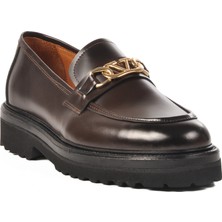 Kahve Açma  Deri Erkek Klasik Ayakkabı Premium 601 M