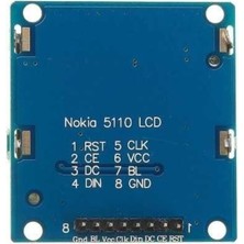 Rodevino Nokia 5110 Lcd Ekran 84×48 Mavi – Pcd8544 Arduino Ekran