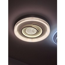 Mazel Tavana Sabit Üç Renk Kumandalı LED Plafonyer Avize