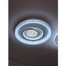 Mazel Tavana Sabit Üç Renk Kumandalı LED Plafonyer Avize