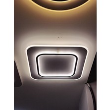 Mazel Tavana Sabit Üç Renk Kumandalı LED Plafonyer Avize