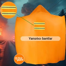 Firstguard Yanmaz Pelerin ve Yangın Battaniyesi, 550°C (1022°F) DAYANIKLI,%100 Fiberglas, 160X145 Cm, Askı Aparatı Hediyeli,ce EN1869:2019