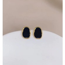 Oval Küpe