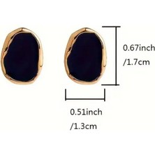 Oval Küpe