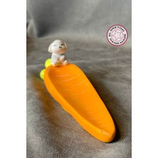 - Pınar 2572 - El Yapımı Havuçta Tavşan Figürü Çubuk Tütsülük - 3 x 13 cm