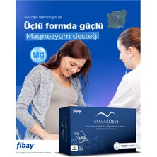 Fibay Magnidevs 60 Kapsül Üçlü Form Sitrat, Biglisinat, Malat, Vitamin B6 İçeren Gıda Takviyesi