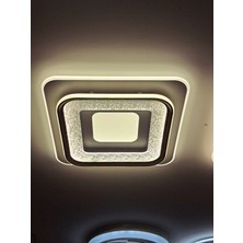 Mazel Tavana Sabit Üç Renk Kumandalı LED Plafonyer Avize