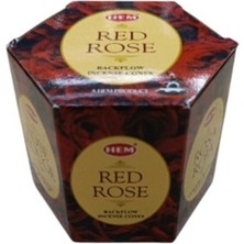 Tütsü Kırmızı Gül Aşağı Akış 40'lu