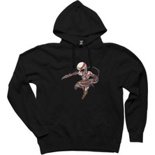 God Of War Kratos Cartoon Siyah Kapşonlu Sweatshirt Hoodie