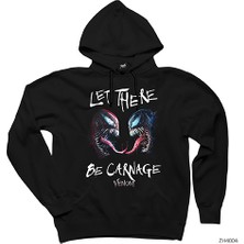 Venom 2 Let There Be Carnage Kopya Siyah Kapşonlu Sweatshirt Hoodie